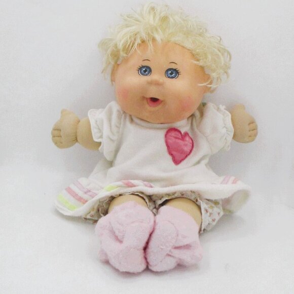 2012 CPK Blonde Hair Doll Blue Eyes Heart Dress By Jakks Pacific - 13" PA - Picture 1 of 7